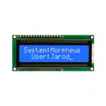 16x2 Lcd White on Blue