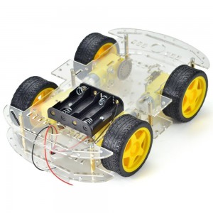 4 Four Wheels Robotics Smart Car Chassis adjustable