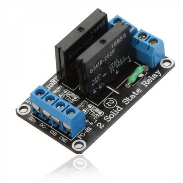 5V DC 2 Channel  Relay Module Solid State 